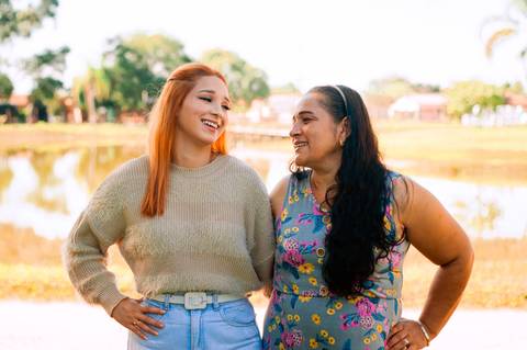 Ensaio Fotográfico de Dia das Mães no Lago Municipal de Arroio dos Ratos/RS - Vitória Santos e Família'