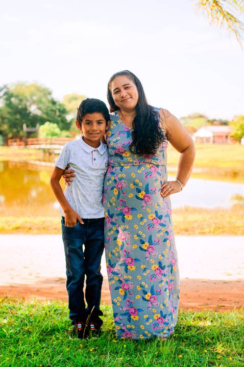 Ensaio Fotográfico de Dia das Mães no Lago Municipal de Arroio dos Ratos/RS - Vitória Santos e Família'