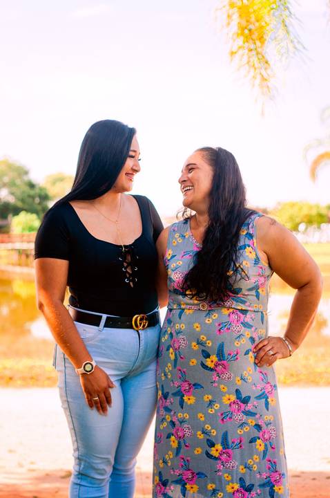 Ensaio Fotográfico de Dia das Mães no Lago Municipal de Arroio dos Ratos/RS - Vitória Santos e Família'