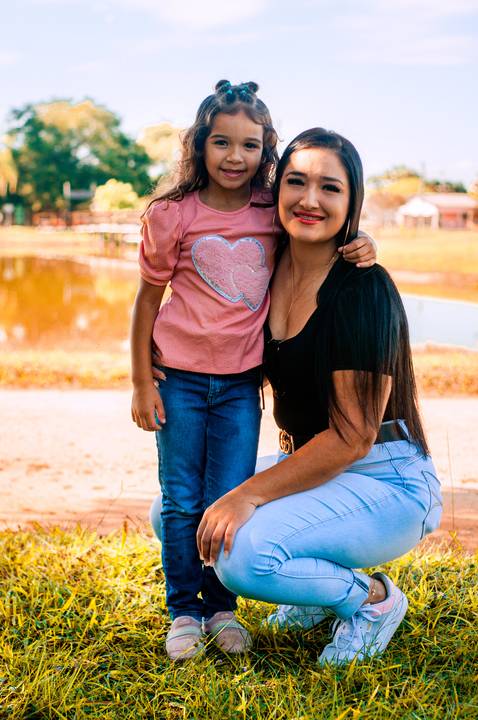 Ensaio Fotográfico de Dia das Mães no Lago Municipal de Arroio dos Ratos/RS - Vitória Santos e Família'