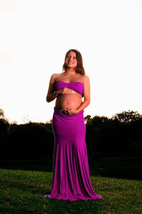 Ensaio Fotográfico de Gestante em Arroio dos Ratos/RS - Verônica Poroski'