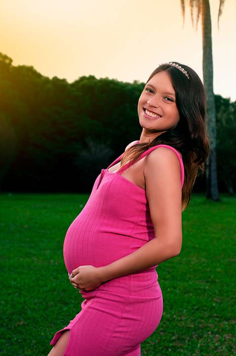 Ensaio Fotográfico de Gestante em Arroio dos Ratos/RS - Verônica Poroski'