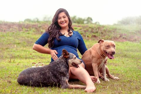 Ensaio Fotográfico de Gestante em Arroio dos Ratos/RS - Luana Fabris'