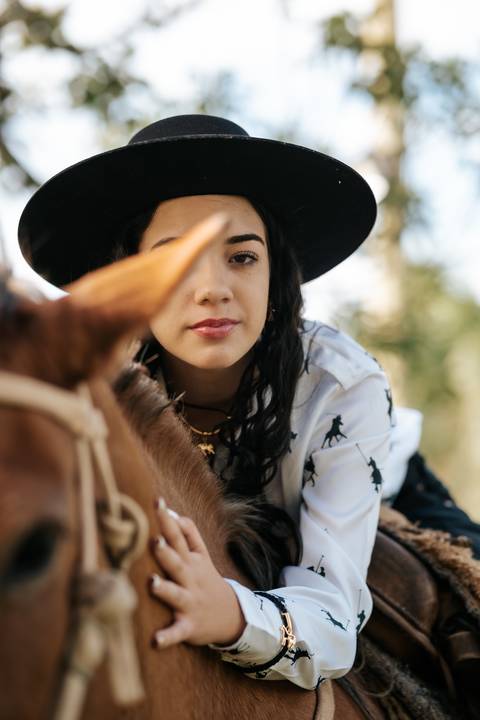 Ensaio com cavalo'