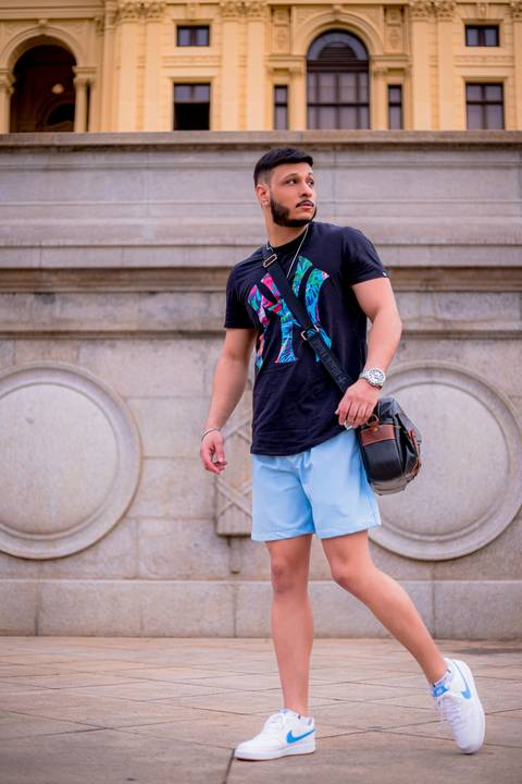 ensaio masculino no museu do ipiranga life style por do sol look barba em sao paulo sp'