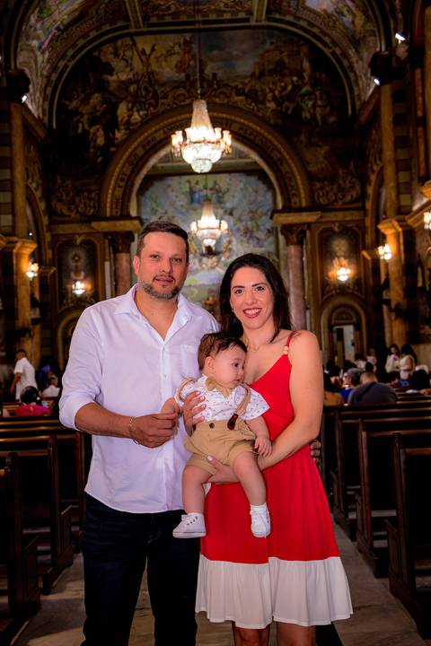 Batizado do pequeno Renan na Catedral de Nossa Senhora do Carmo em Santo André, um lugar lindo e encantador com esta família linda e maravilhosa.'