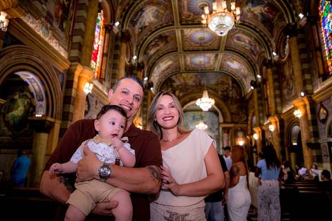 Batizado do pequeno Renan na Catedral de Nossa Senhora do Carmo em Santo André, um lugar lindo e encantador com esta família linda e maravilhosa.'