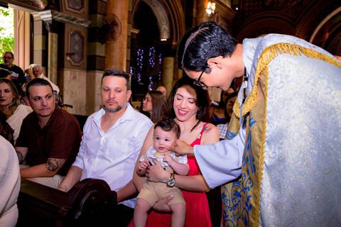 Batizado do pequeno Renan na Catedral de Nossa Senhora do Carmo em Santo André, um lugar lindo e encantador com esta família linda e maravilhosa.'