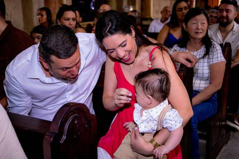 Batizado do pequeno Renan na Catedral de Nossa Senhora do Carmo em Santo André, um lugar lindo e encantador com esta família linda e maravilhosa.'