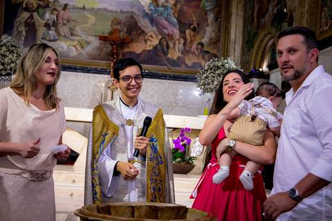 Batizado do pequeno Renan na Catedral de Nossa Senhora do Carmo em Santo André, um lugar lindo e encantador com esta família linda e maravilhosa.'
