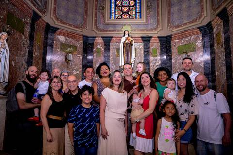 Batizado do pequeno Renan na Catedral de Nossa Senhora do Carmo em Santo André, um lugar lindo e encantador com esta família linda e maravilhosa.'