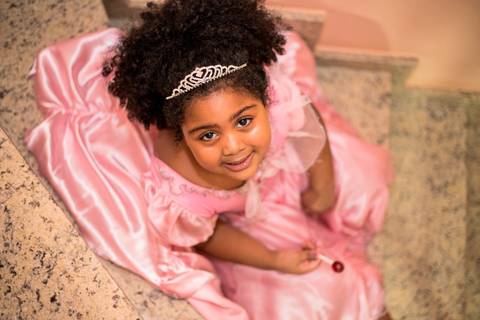 princesa em festa infantil no tema princesas'