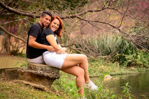 criativo Romantico ensaio pre wedding pelo fotografo Marco Aurélio em São Paulo no parque do ibirapuera'