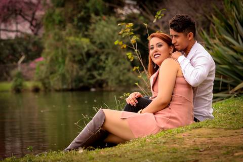 criativo Romantico ensaio pre wedding pelo fotografo Marco Aurélio em São Paulo no parque do ibirapuera'