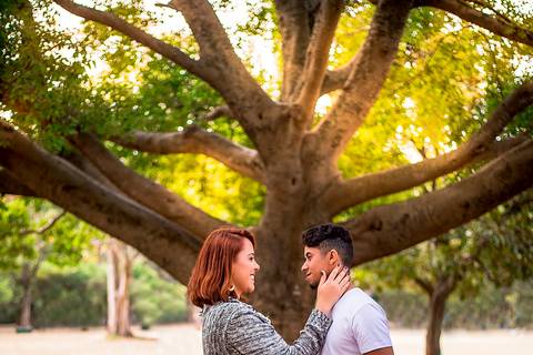 criativo Romantico ensaio pre wedding pelo fotografo Marco Aurélio em São Paulo no parque do ibirapuera'