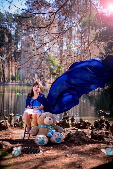 ensaio infantil no horto florestal em sao paulo fada fantasia tematico familia'