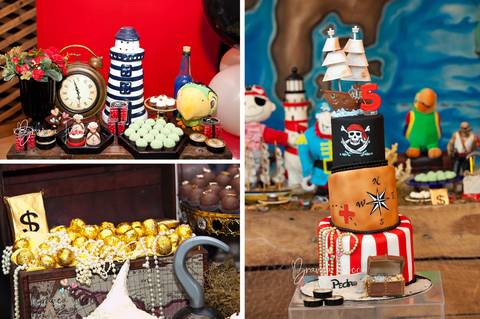 festa infantil tema piratas'