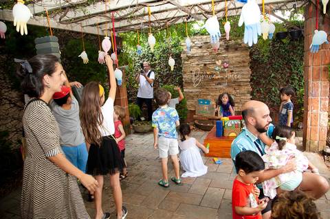 festa infantil de gêmeos'