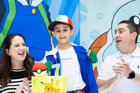 aniversário de 7 anos pokemon'