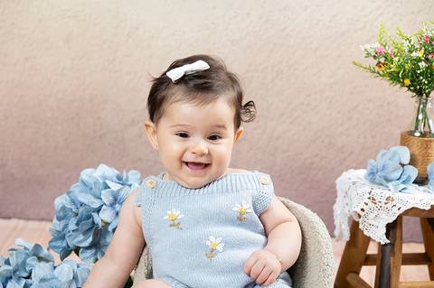 Ensaio infantil de 6 meses'