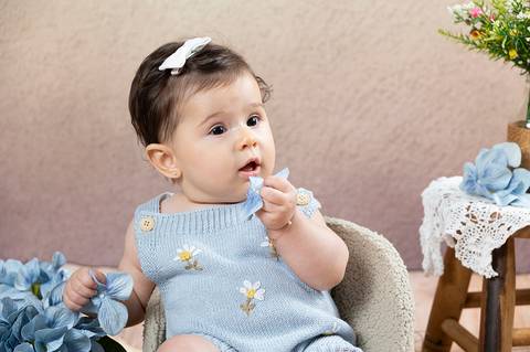 Ensaio infantil de 6 meses'