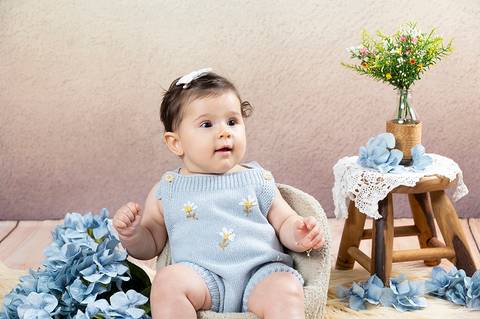 Ensaio infantil de 6 meses'