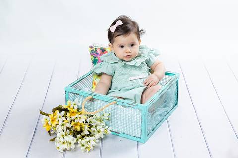 Ensaio infantil de 6 meses'