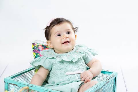 Ensaio infantil de 6 meses'