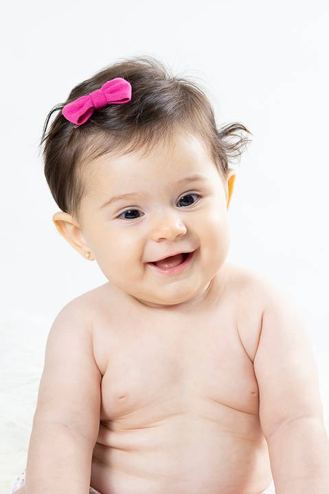 Ensaio infantil de 6 meses'