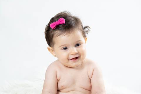 Ensaio infantil de 6 meses'