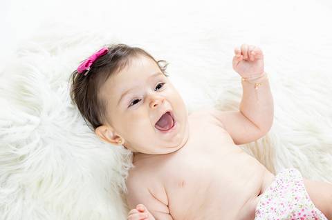 Ensaio infantil de 6 meses'