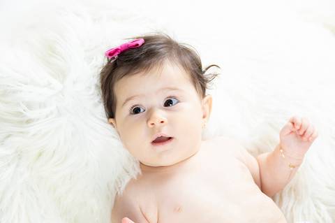 Ensaio infantil de 6 meses'