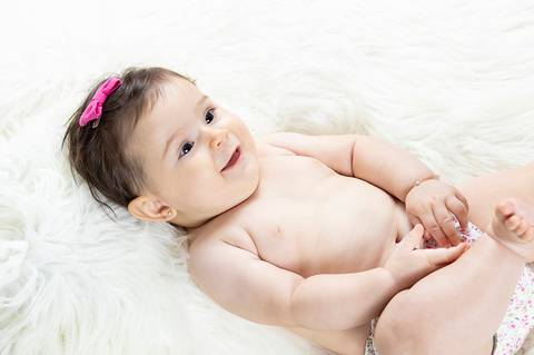 Ensaio infantil de 6 meses'