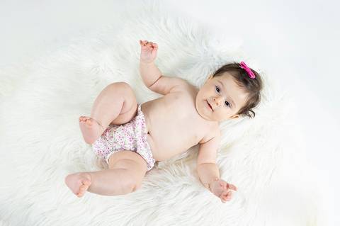 Ensaio infantil de 6 meses'