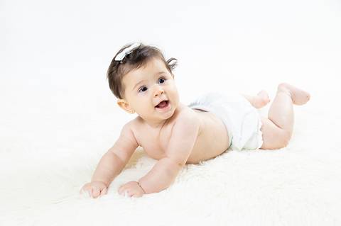 Ensaio infantil de 6 meses'