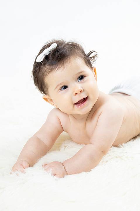 Ensaio infantil de 6 meses'