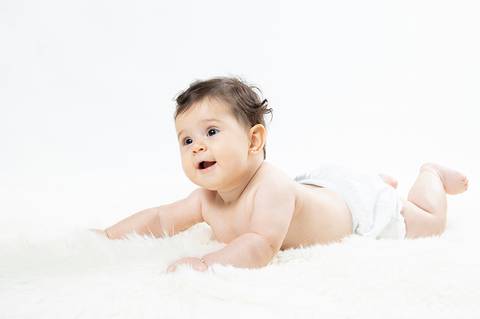 Ensaio infantil de 6 meses'