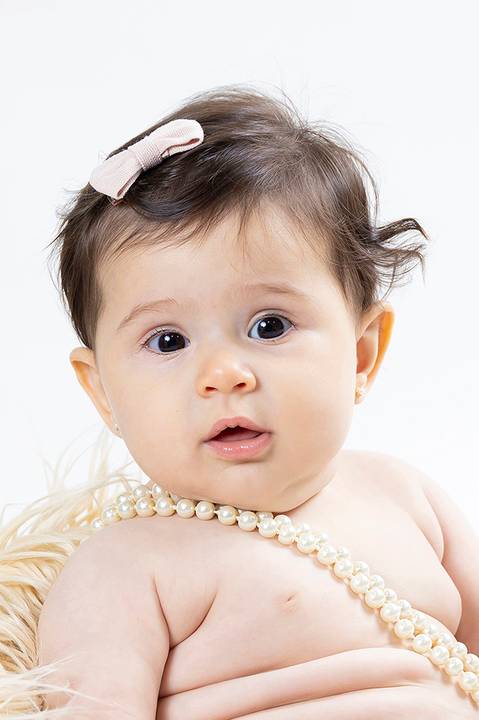 Ensaio infantil de 6 meses'