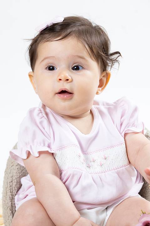 Ensaio infantil de 6 meses'