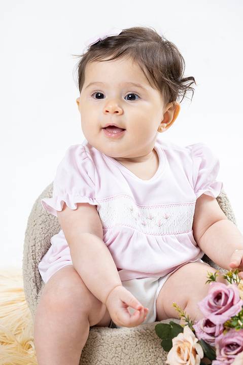 Ensaio infantil de 6 meses'