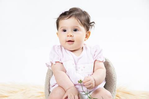 Ensaio infantil de 6 meses'