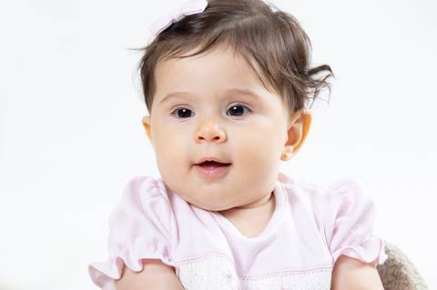 Ensaio infantil de 6 meses'