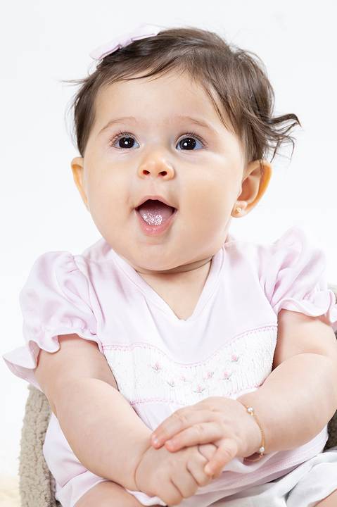 Ensaio infantil de 6 meses'