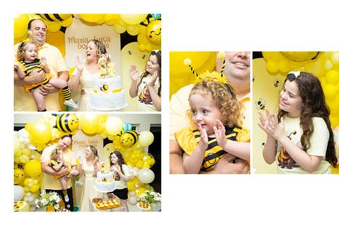festa infantil tema abelhinha'