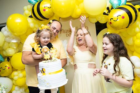 festa infantil tema abelhinha'