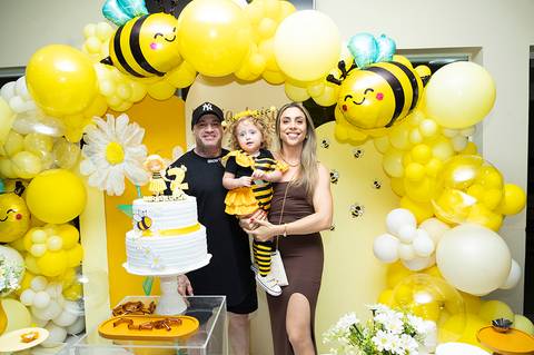 festa infantil tema abelhinha'