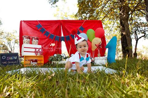 ensaio fotográfico de 1 ano'