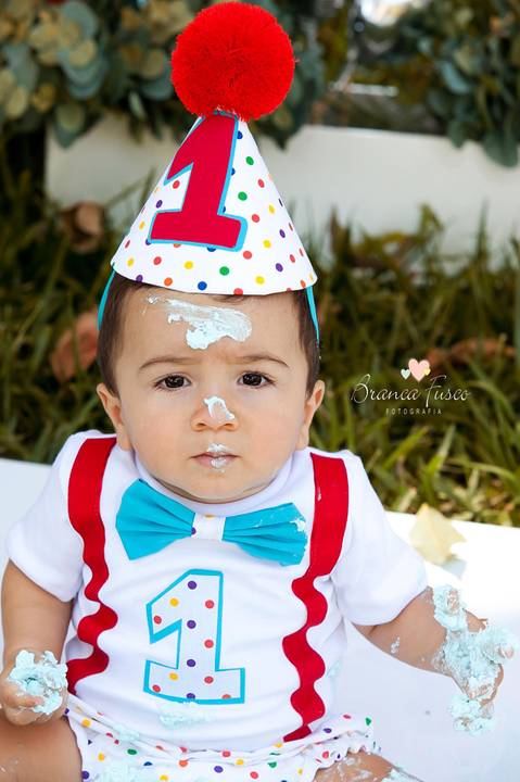 ensaio fotográfico de 1 ano'