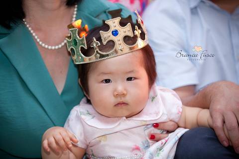 Sessão de fotos de 1 ano'