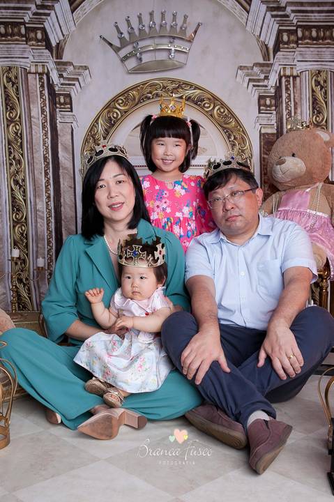 Sessão de fotos de 1 ano'